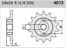 Front sprocket 15 teeth