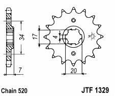 Front sprocket 09 teeth