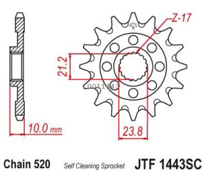 Front sprocket 13 teeth