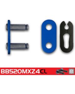 Schakel met kettingslotje RK 520 MXZNB blauw