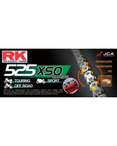 Ketting RK 525 X'Ring super versterkt ROOD 92 links