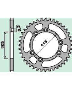 Achtertandwiel aluminium 35 tanden