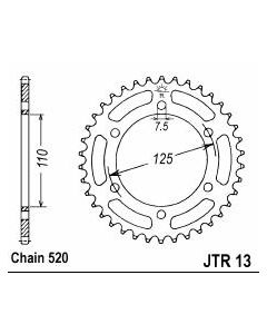 Achtertandwiel aluminium 33 dents