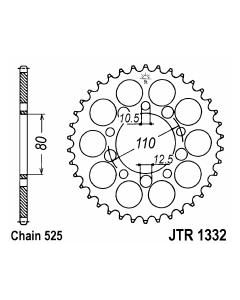 Achtertandwiel alu 36 tanden