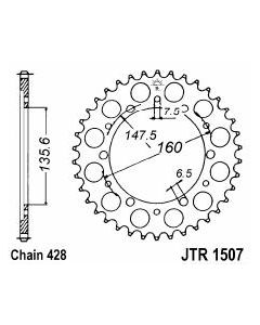 Achtertandwiel staal 546 tanden