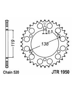 Achtertandwiel alu 42 tanden