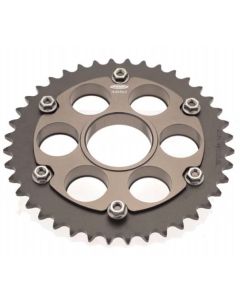 Sprocket carrier en atw aluminium 38 tanden