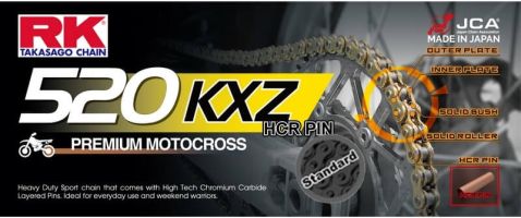 Chaine RK 520 compétition cross 100 M