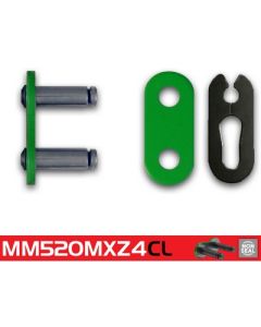 Clip master link RK 520 MXZND green