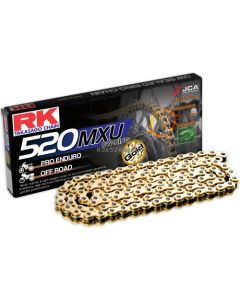 Chain RK 520 UW'Ring hyper reinforced gold 124L