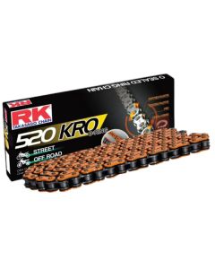 Chain RK 520 O'Ring reinforced 100 L orange