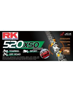 RK 520 RX'RING Super Reinforced Red Chain