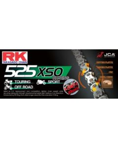 Chain RK 525 X'Ring super renforc. RED 100 L