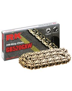 Chain RK 520 XW'Ring hyper reinforced gold 100 L