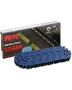 Chain RK 525 XW'Ring hyper reinforced blue 102 L