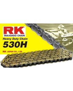 Chain RK 530 reinforced color gold 100L