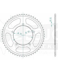 Steel rear sprocket 56 teeth