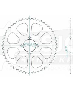 Steel rear sprocket 53 teeth