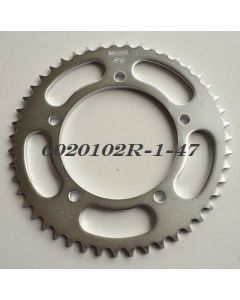 Aluminium rear sprocket 44 teeth