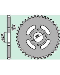 Steel rear sprocket 26 teeth