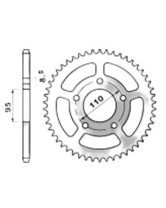 Steel rear sprocket 45 teeth