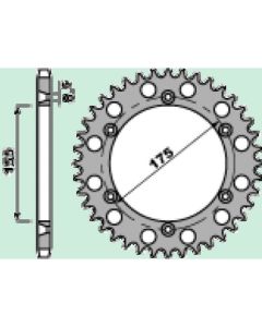 Aluminium rear sprocket 44 teeth