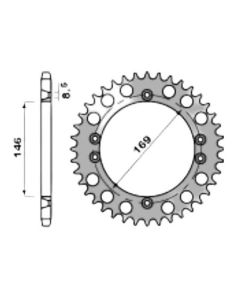 Aluminium rear sprocket 50 teeth