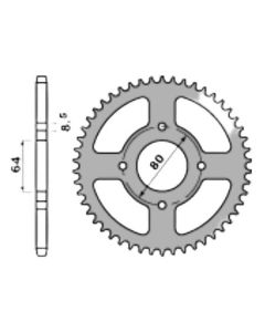 Steel rear sprocket 52 teeth