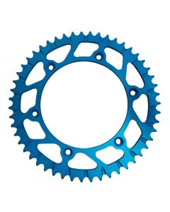 Aluminium rear sprocket 50 teeth Blue