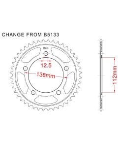 Alu rear sprocket 41 teeth