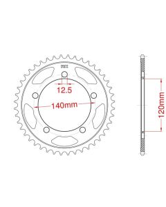 Steel rear sprocket 41 teeth