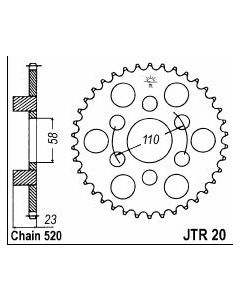 Steel rear sprocket 41 teeth