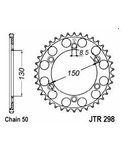 Steel rear sprocket 40 teeth