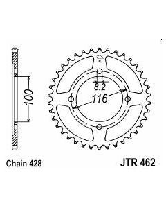 Steel rear sprocket 49 teeth