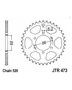 Steel rear sprocket 37 teeth