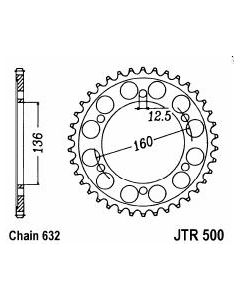 Steel rear sprocket 40 teeth