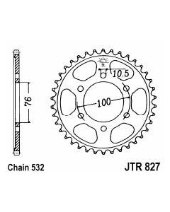 Steel rear sprocket 42 teeth