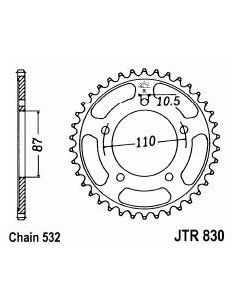 Steel rear sprocket 45 teeth