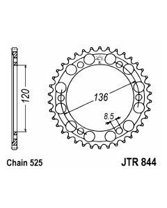 Steel rear sprocket 44 teeth