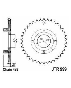 Steel rear sprocket 42 teeth