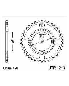 Steel rear sprocket 37 teeth