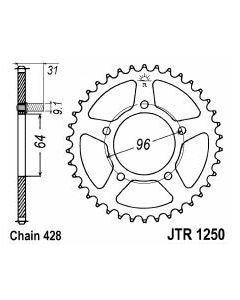 Steel rear sprocket 56 teeth