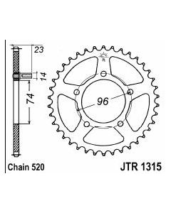 Steel rear sprocket 40 teeth