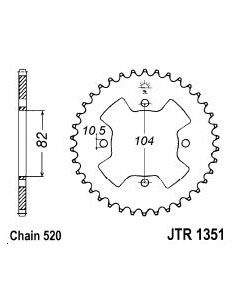 Steel rear sprocket 40 teeth