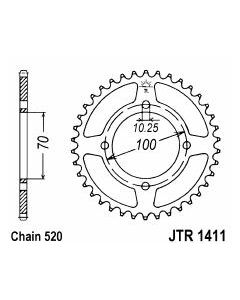 Steel rear sprocket 50 teeth