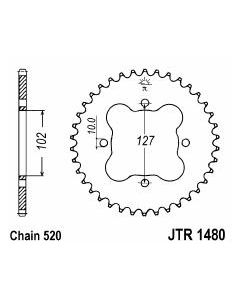 Steel rear sprocket 38 teeth