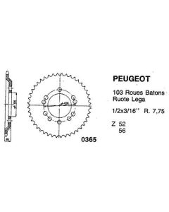 Steel rear sprocket 44 teeth