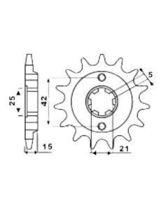 Front sprocket 12 teeth