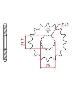 Front sprocket 14 teeth