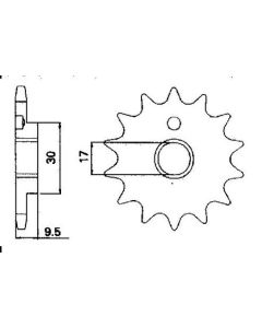 Front sprocket 10 teeth